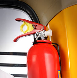Mahindra Supro School Van with Fire Extinguisher