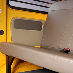 Mahindra Supro School Van space for Bags