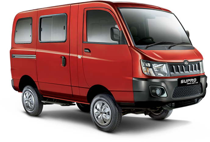 Mahindra Supro in Lava Red